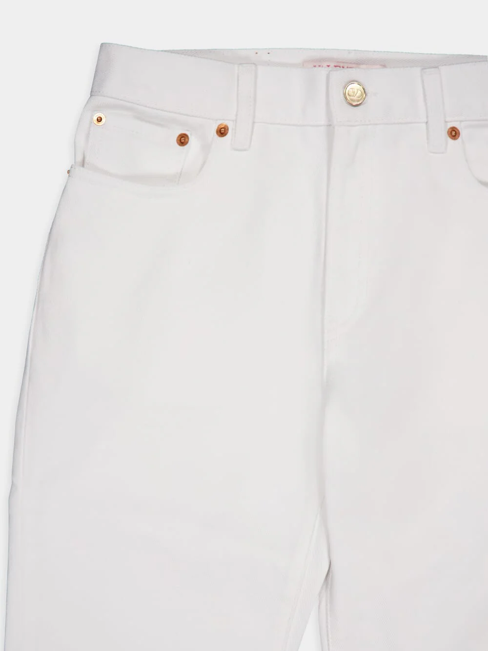 Ivory Flared Jeans - Image 3