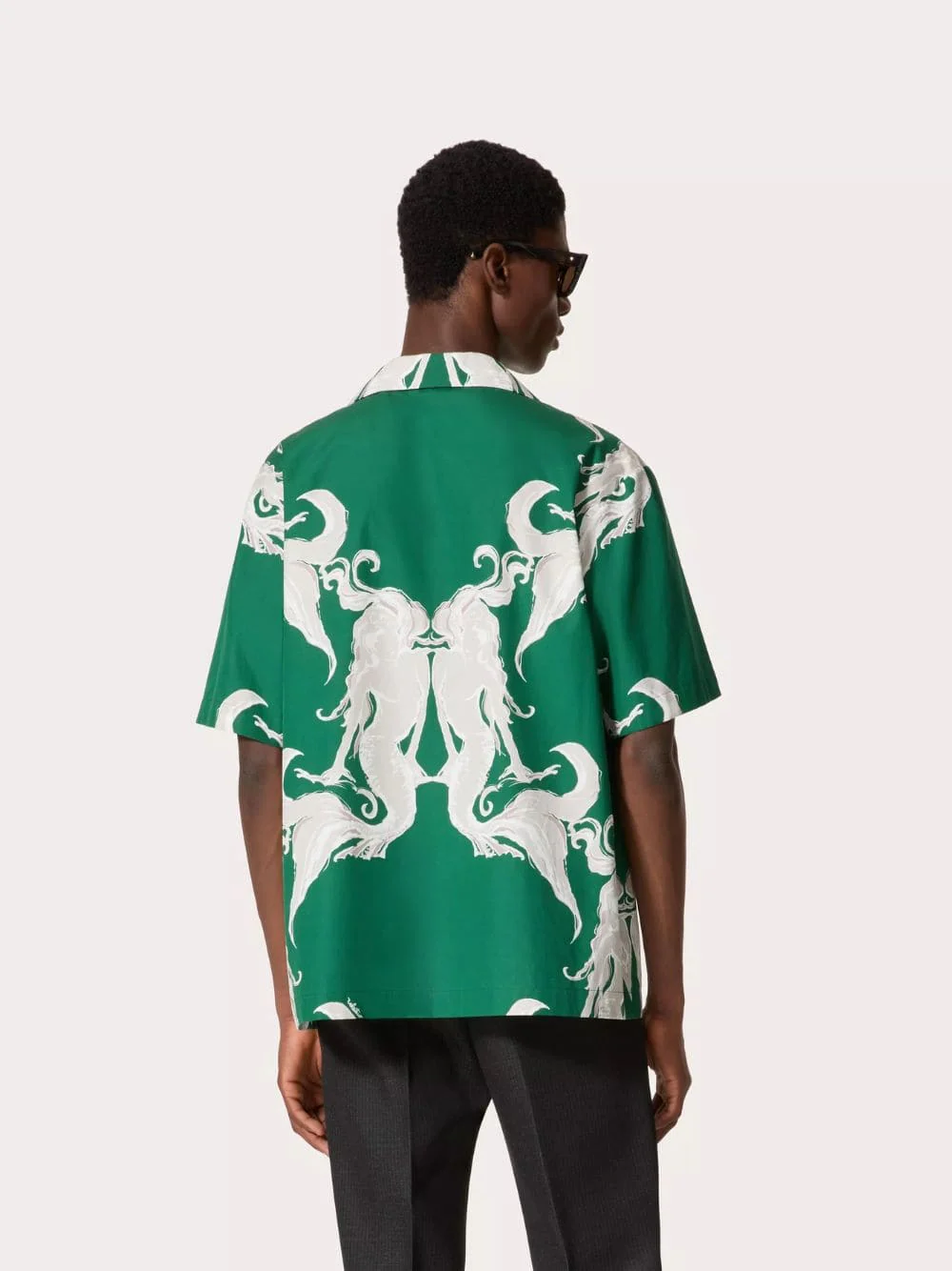 Siren Cotton Poplin Bowling Shirt - Image 3