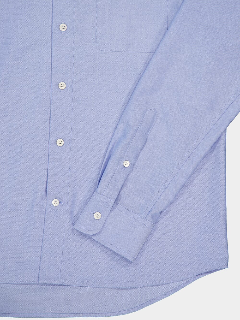 Sky Blue VLogo Embroidered Cotton Shirt - Image 6