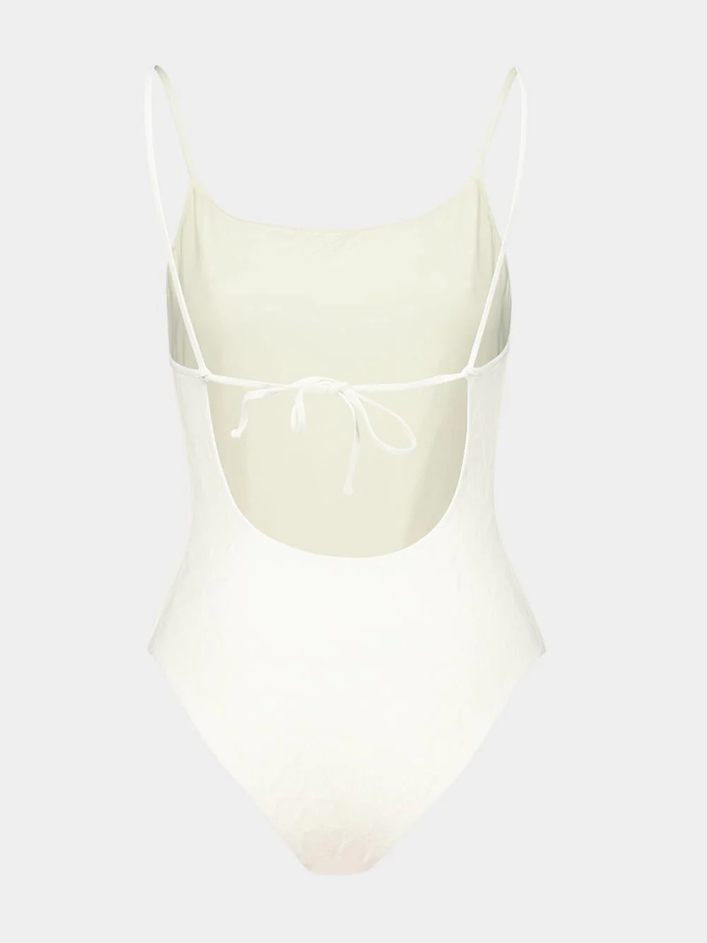 White Lycra Swimsuit - Image 2