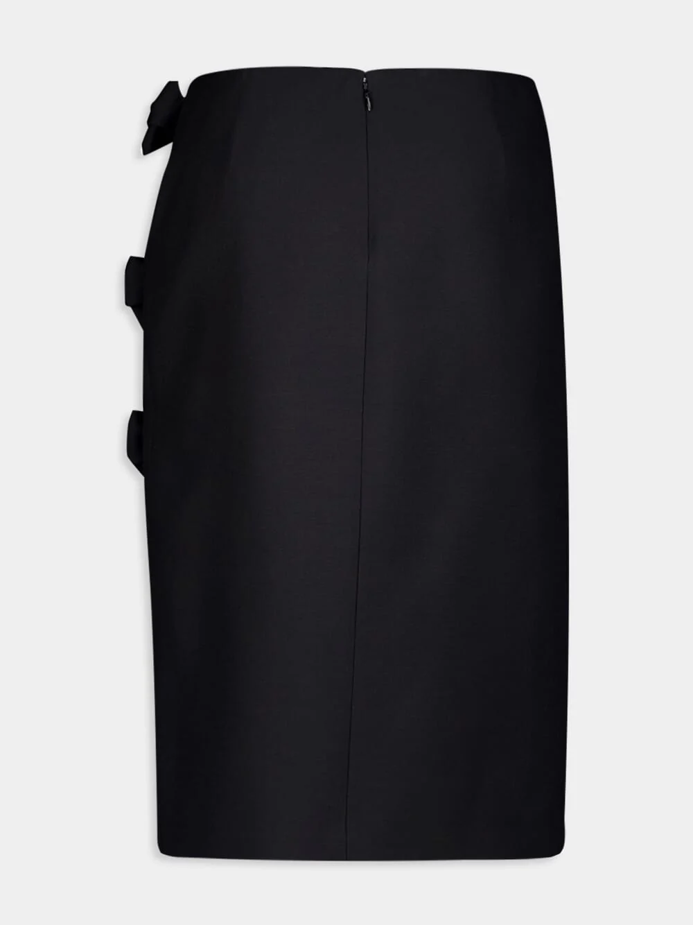 Crepe Couture Bow-Embellished Skirt - Image 3