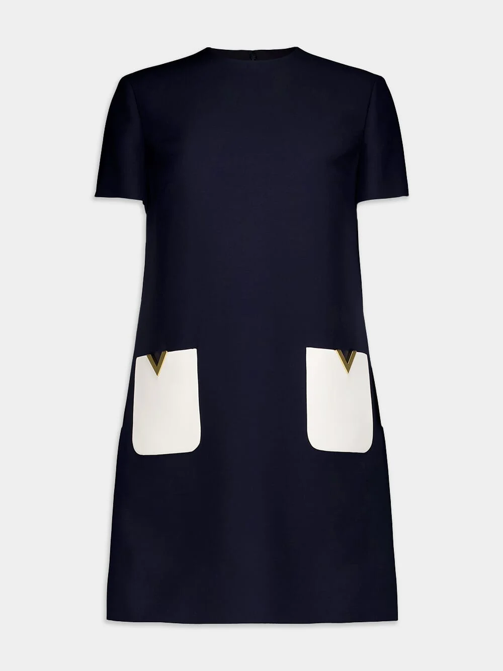 Crepe Couture Short Dress