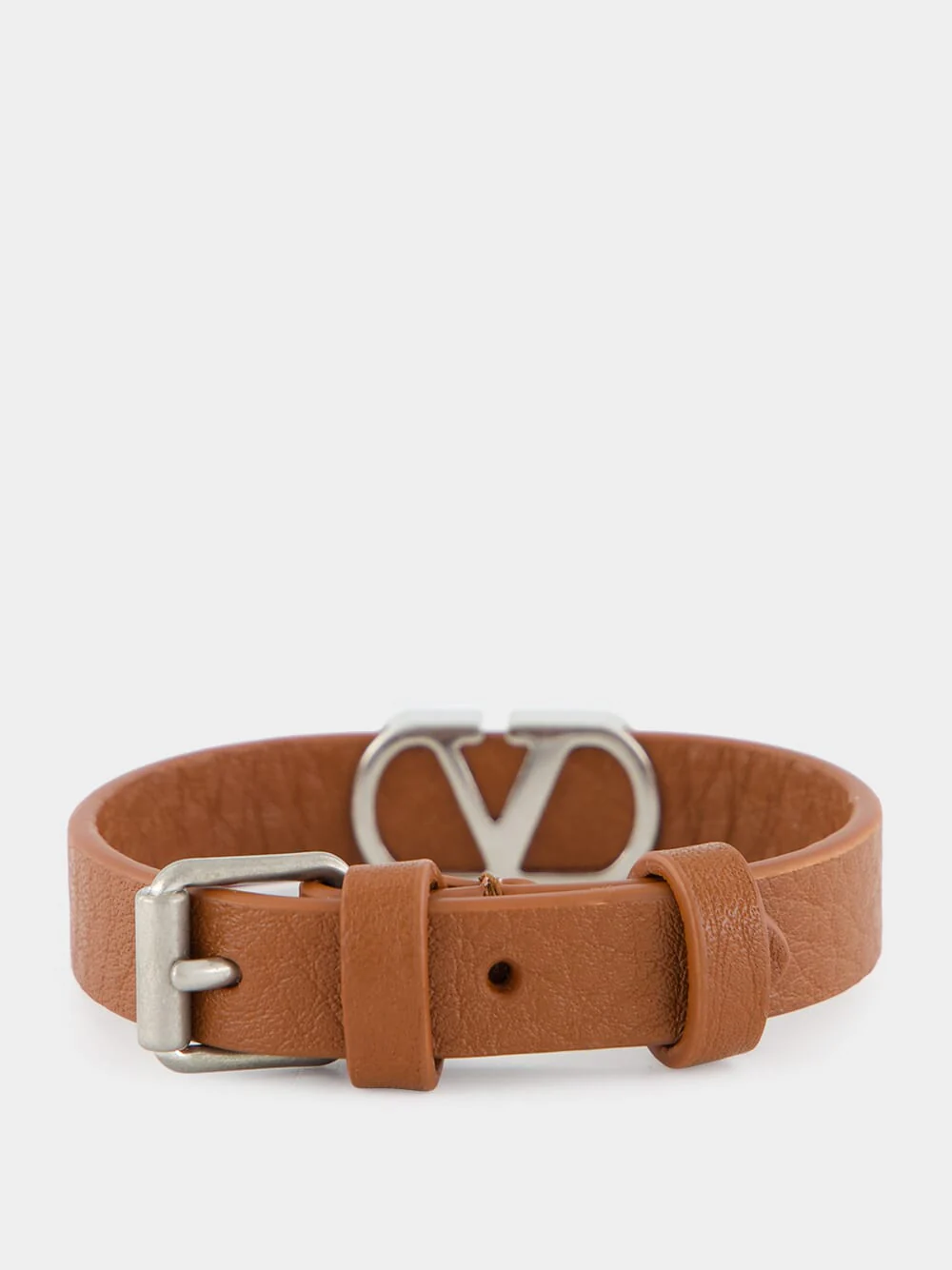 Deep Caramel VLogo Leather Bracelet - Image 2