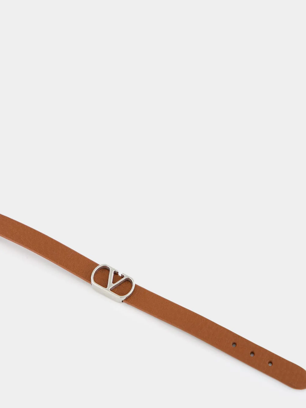 Deep Caramel VLogo Leather Bracelet - Image 3