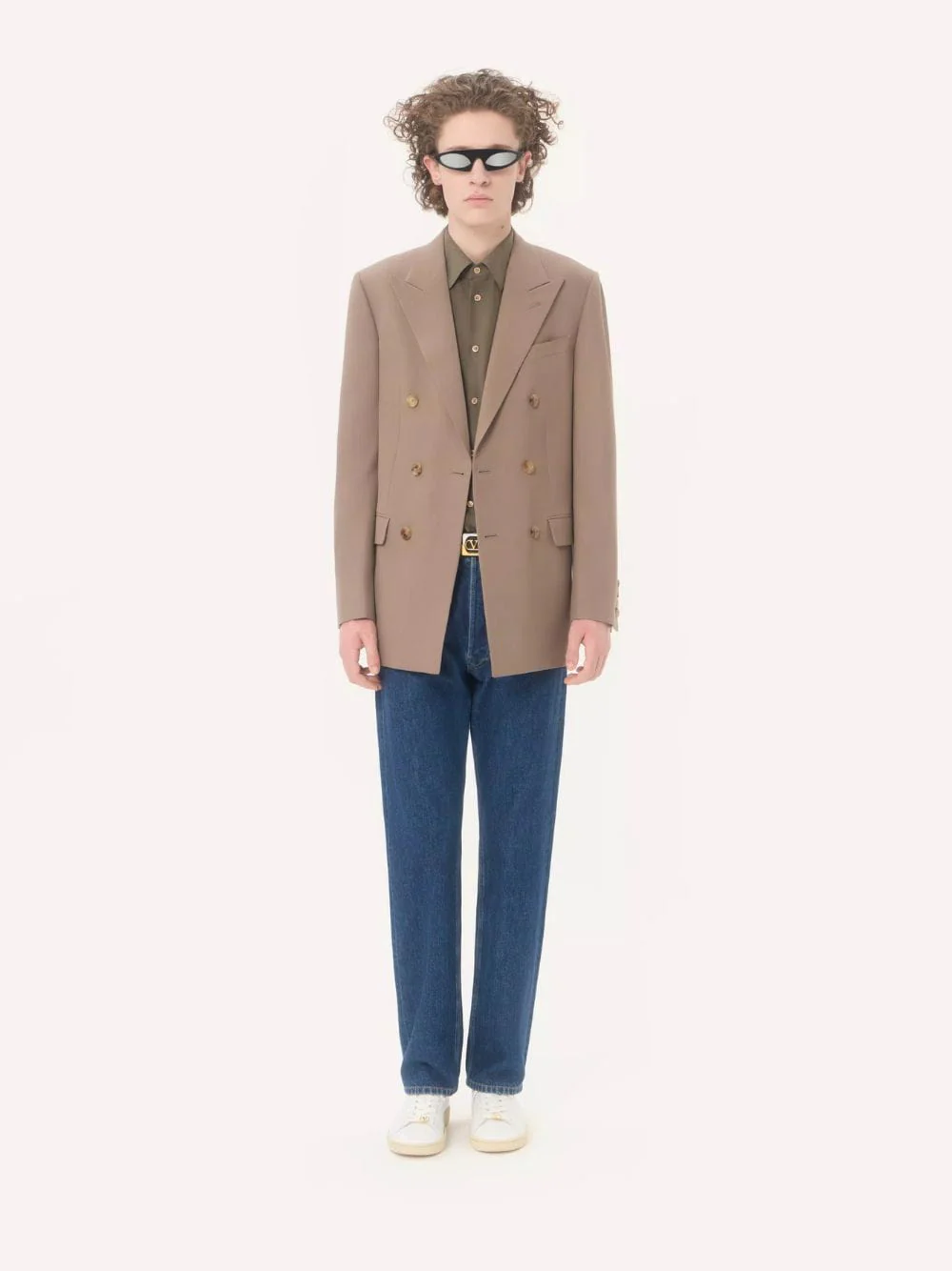 Denim Blue VGold Denim Trousers - Image 2