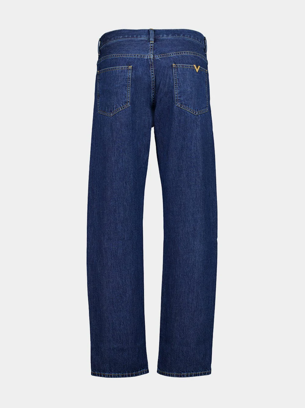 Denim Blue VGold Denim Trousers - Image 3
