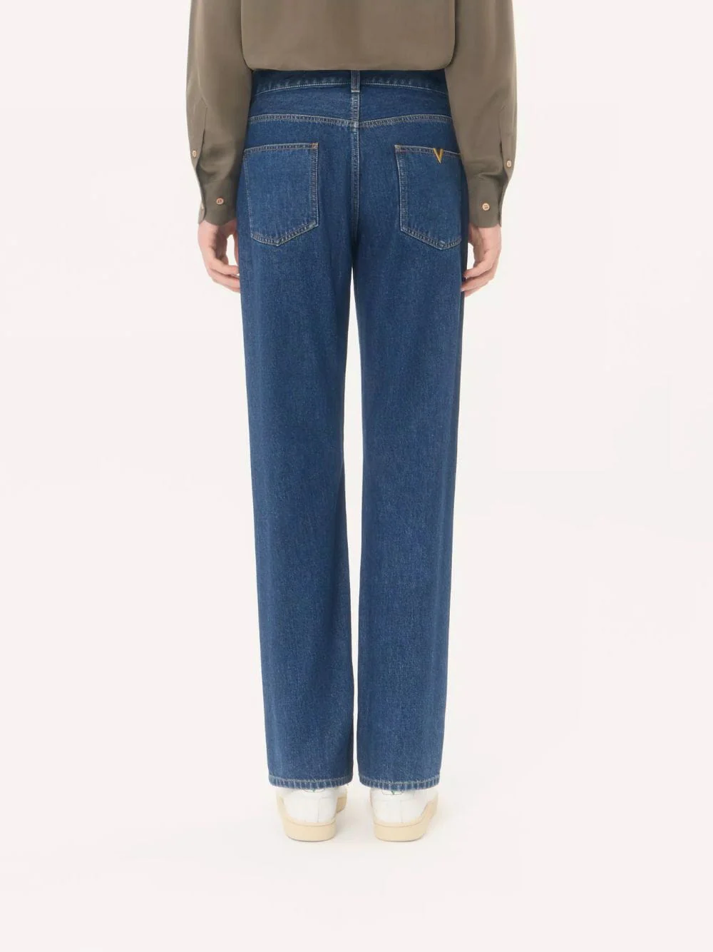 Denim Blue VGold Denim Trousers - Image 4