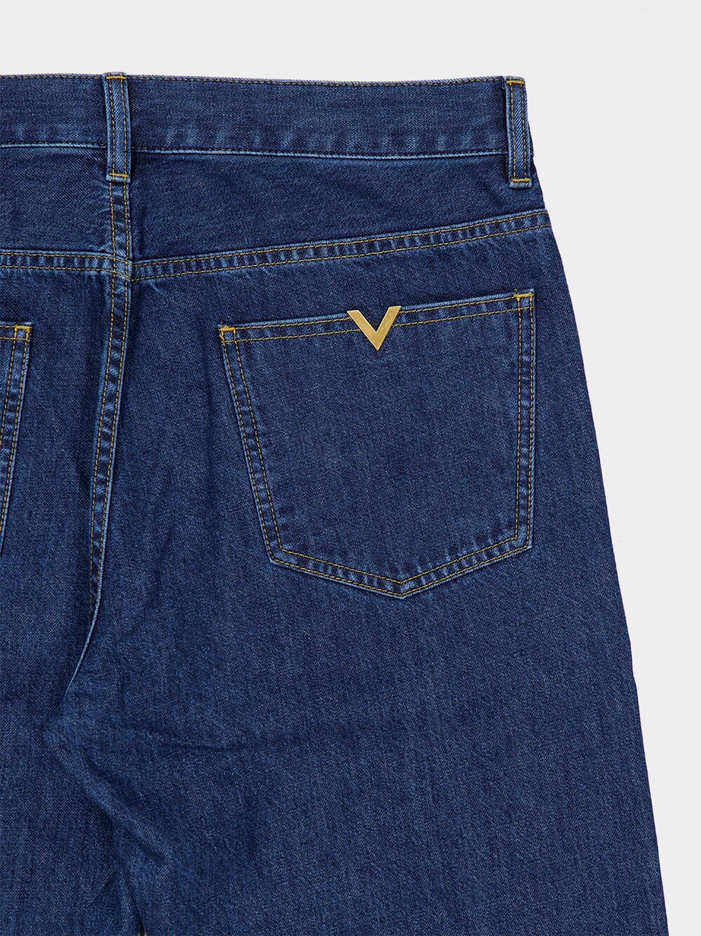Denim Blue VGold Denim Trousers - Image 6