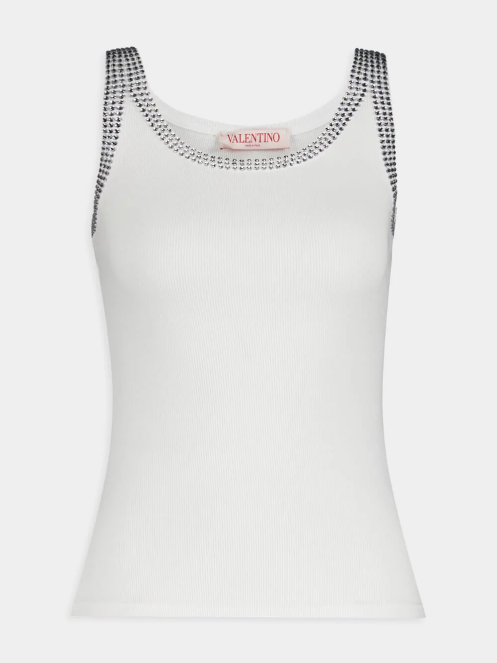 Embroidered Cotton Tank Top