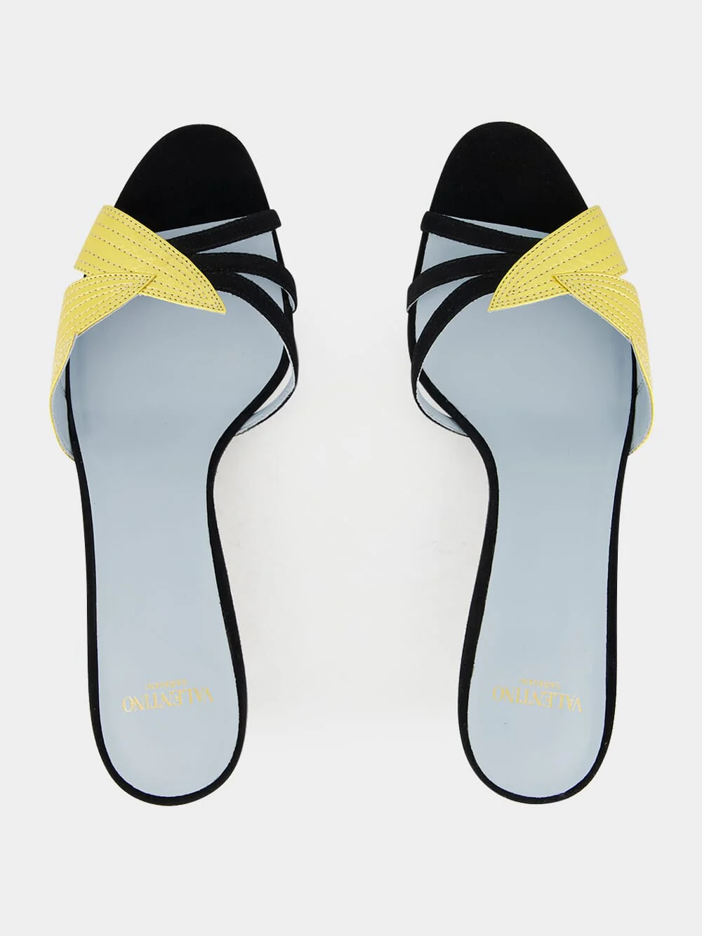 Foliefoliage Gold Suede Slide Sandal - Image 4