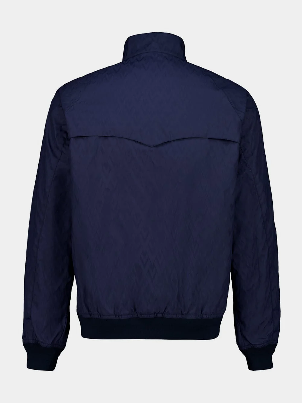 Gulf Blue Cotton Bomber Jacket - Image 2