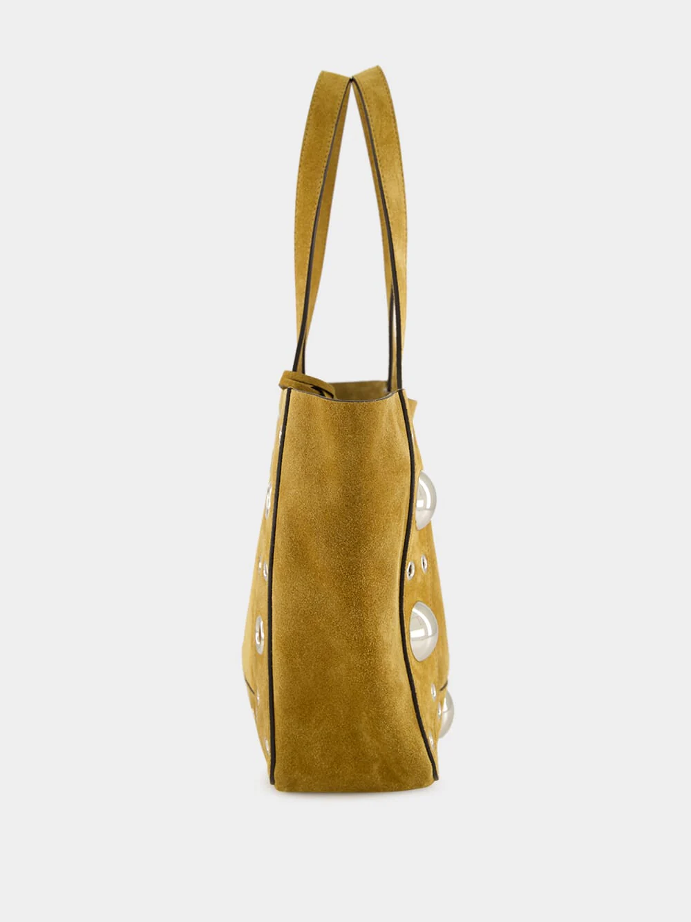 Havana Beige Nellcôte Suede Medium Tote - Image 3