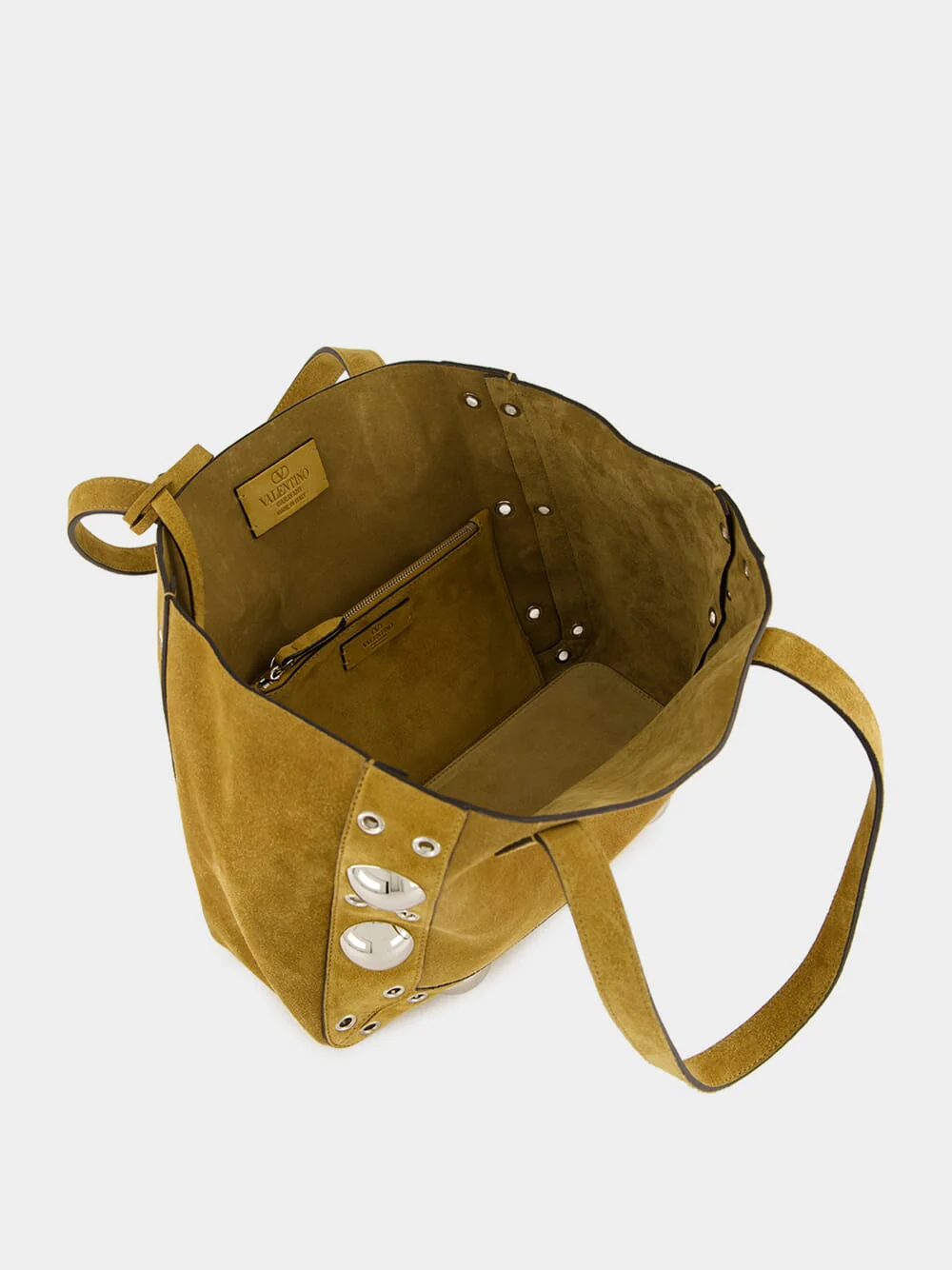 Havana Beige Nellcôte Suede Medium Tote - Image 5