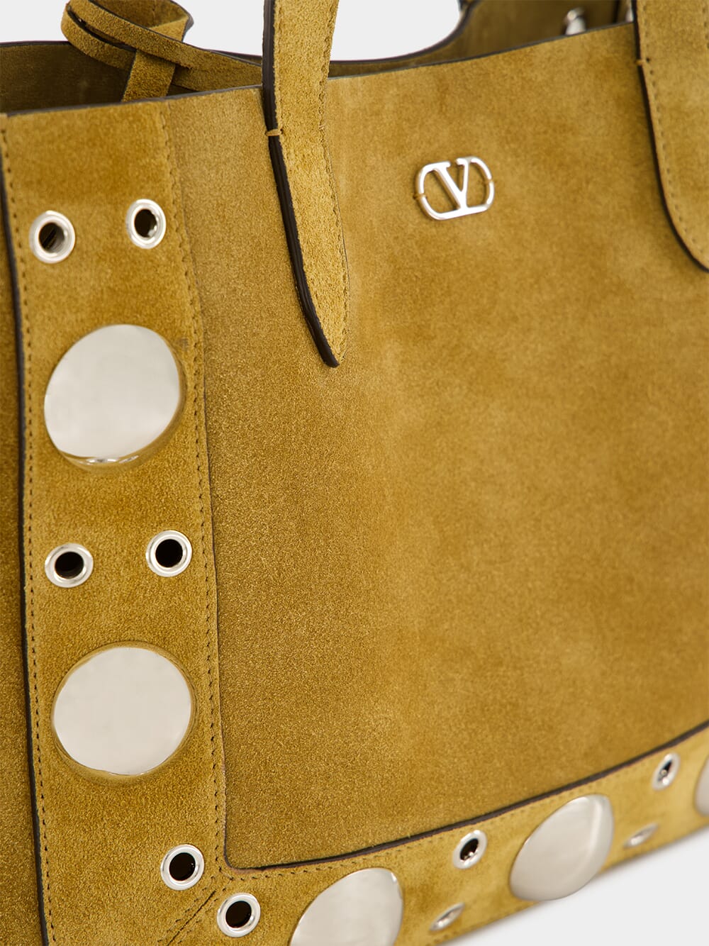 Havana Beige Nellcôte Suede Medium Tote - Image 6