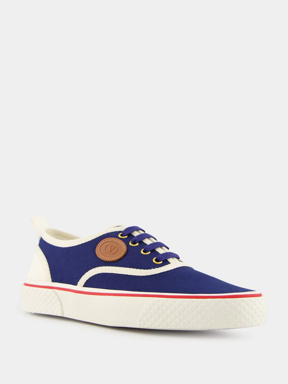 Indigo Nojoke Canvas Trainers - Image 3
