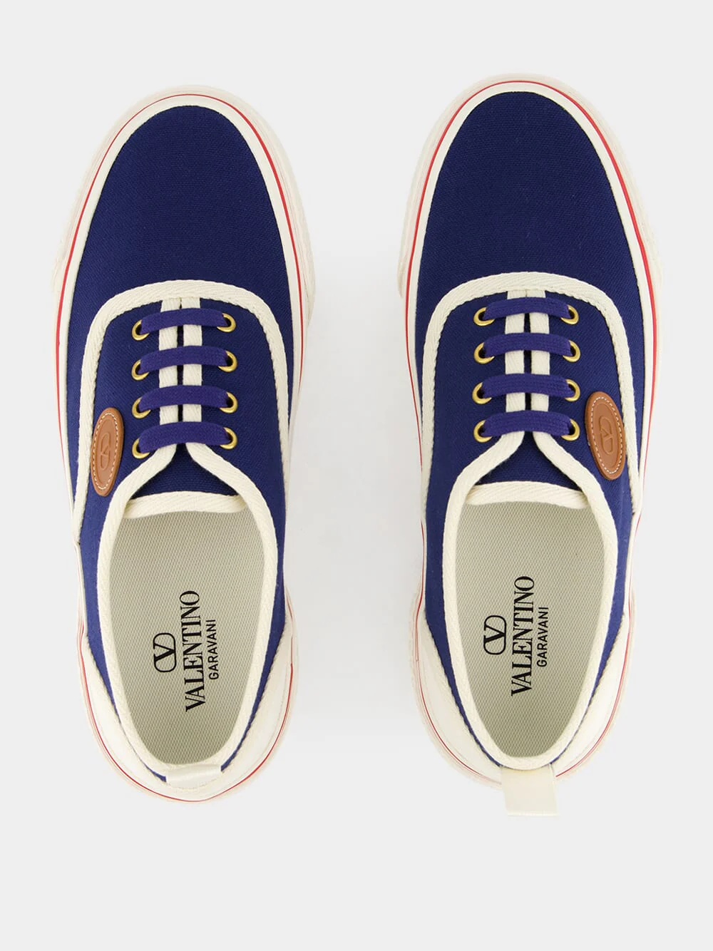Indigo Nojoke Canvas Trainers - Image 5