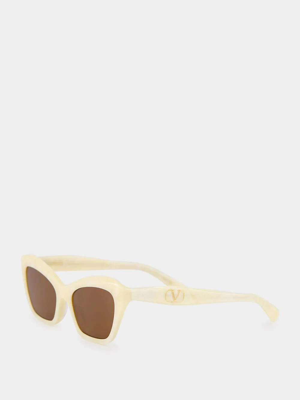 Ivory Dauphin Sunglasses in Recycled Acetate - Image 3