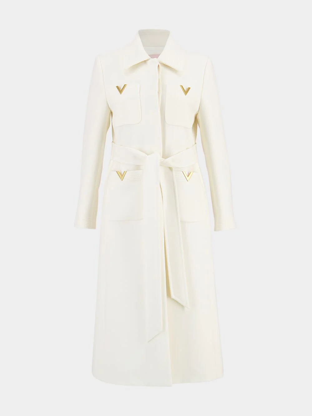 Ivory Drill Double Coat - Image 2