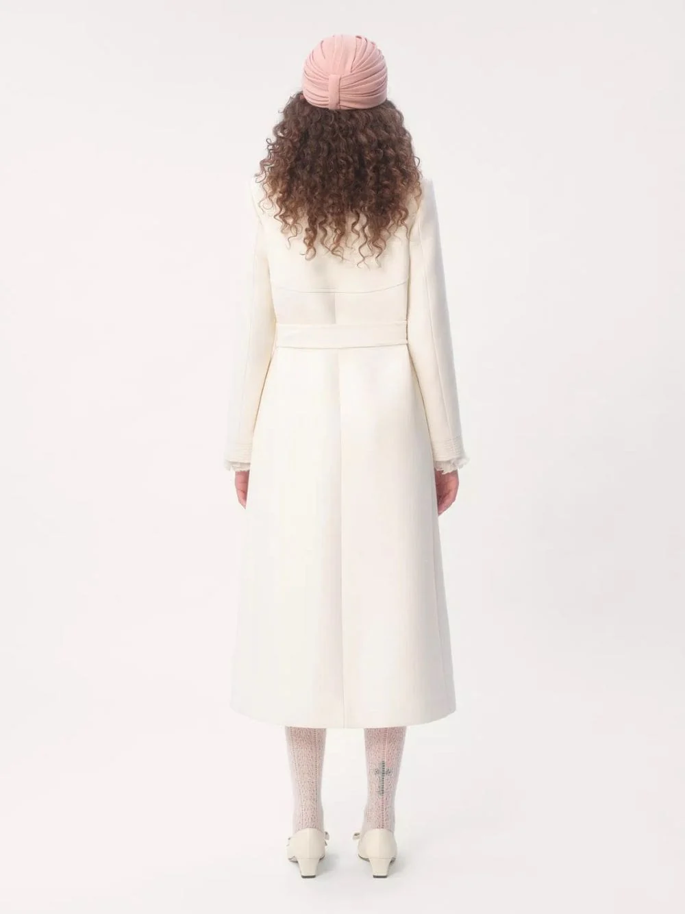 Ivory Drill Double Coat - Image 3
