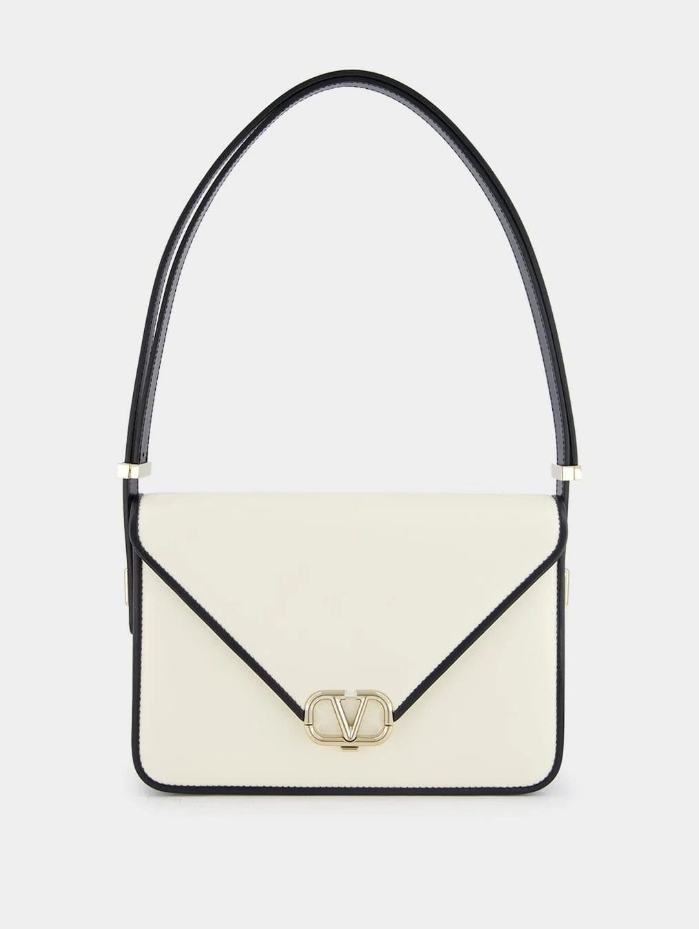 Letter Leather Shoulder Bag
