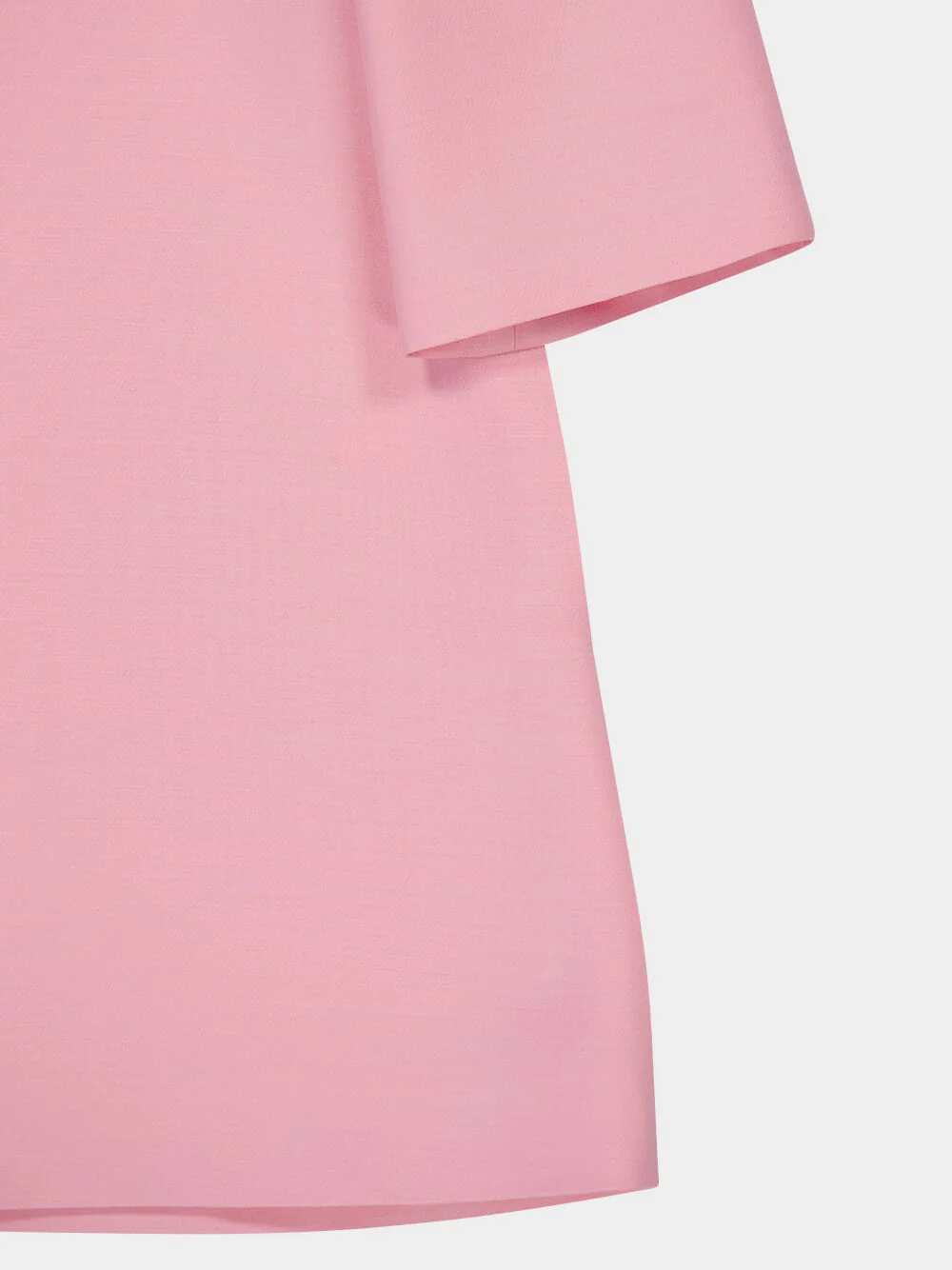 Light Pink Crepe Couture Short Dress - Image 4