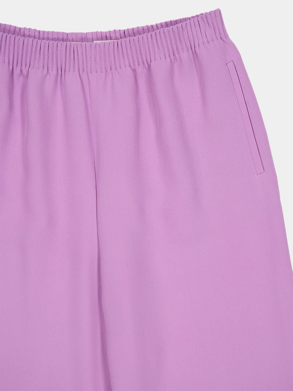 Lilac Cady Couture Silk Trousers - Image 7