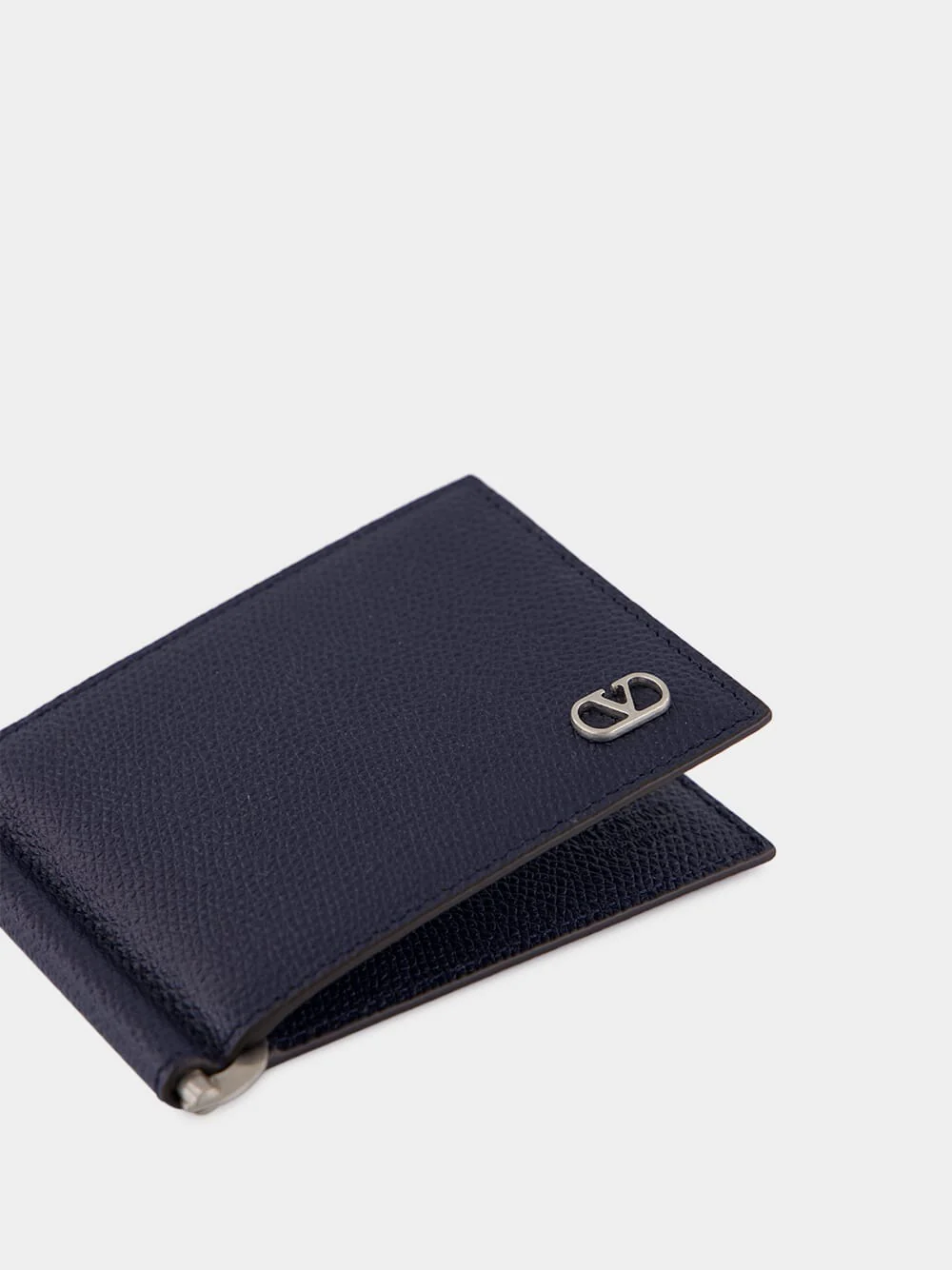 Marine Blue Leather Bifold Wallet - Image 4