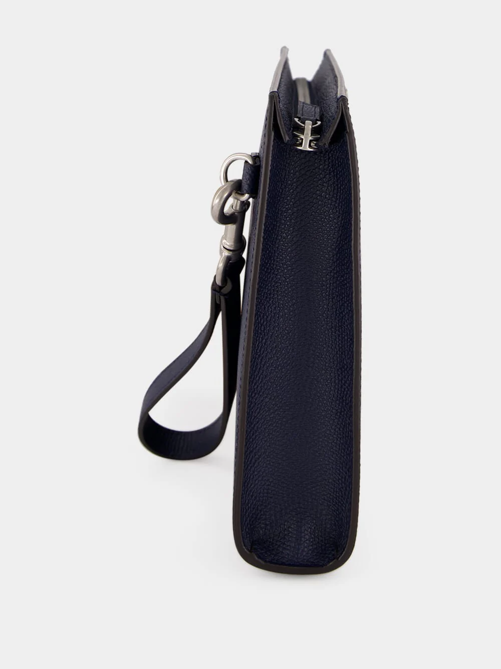 Marine Blue Leather Pouch - Image 3