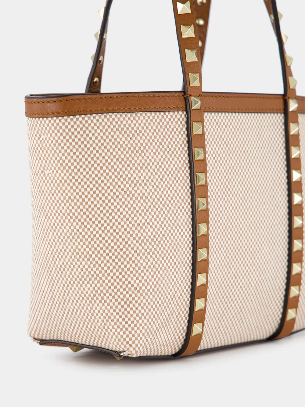 Natural Rockstud Canvas Tote Bag - Image 7