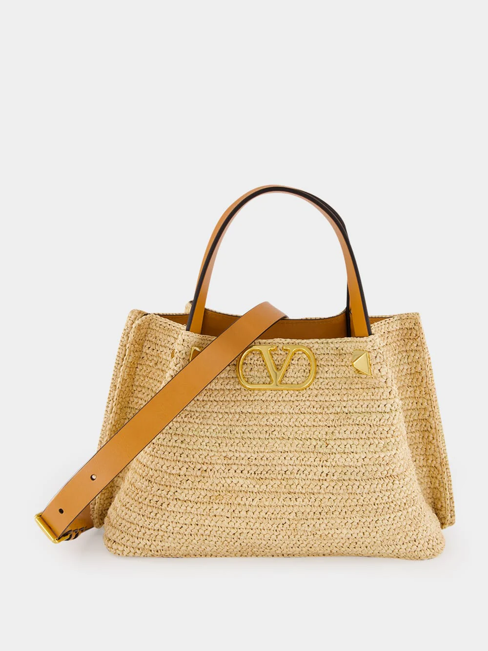 Natural Small Raffia Shopping Bag