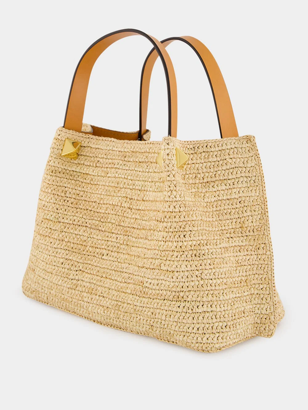 Natural Small Raffia Shopping Bag - Image 5