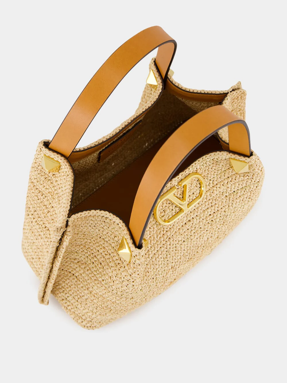 Natural Small Raffia Shopping Bag - Image 6