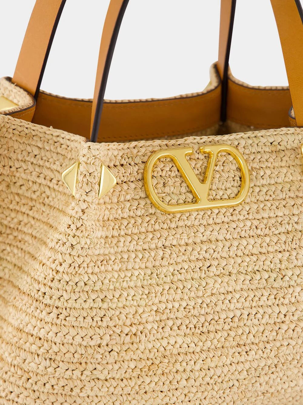 Natural Small Raffia Shopping Bag - Image 7