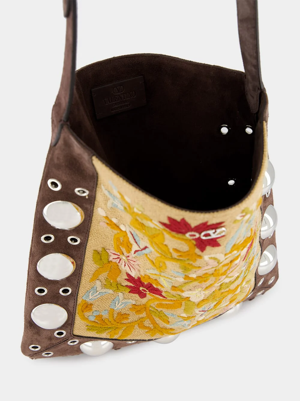 Nellcôte Embroidered Shoulder Bag with Fringes - Image 3