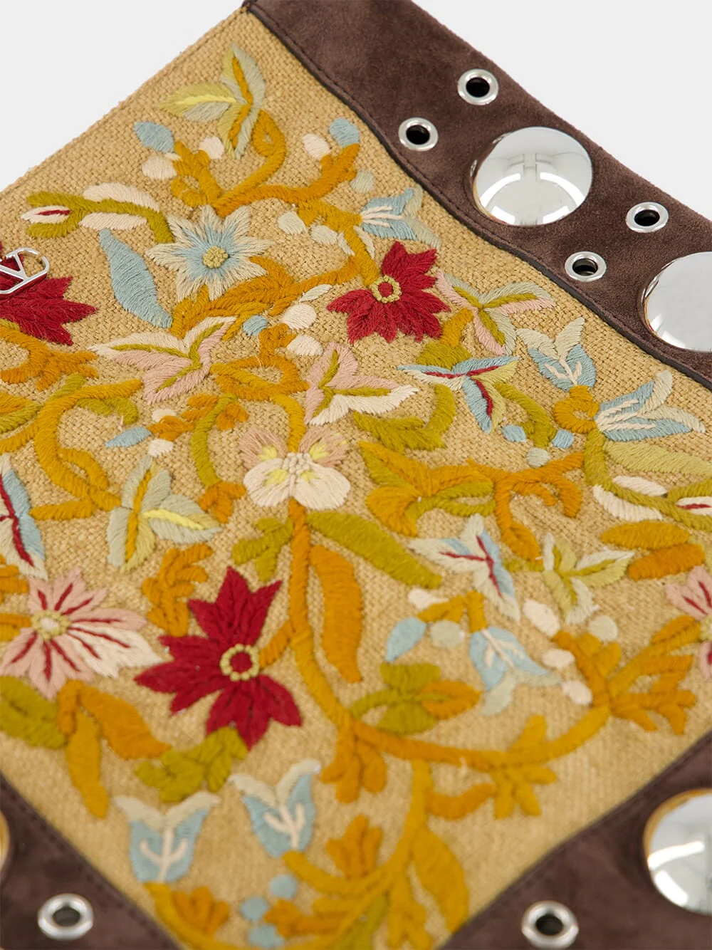 Nellcôte Embroidered Shoulder Bag with Fringes - Image 4