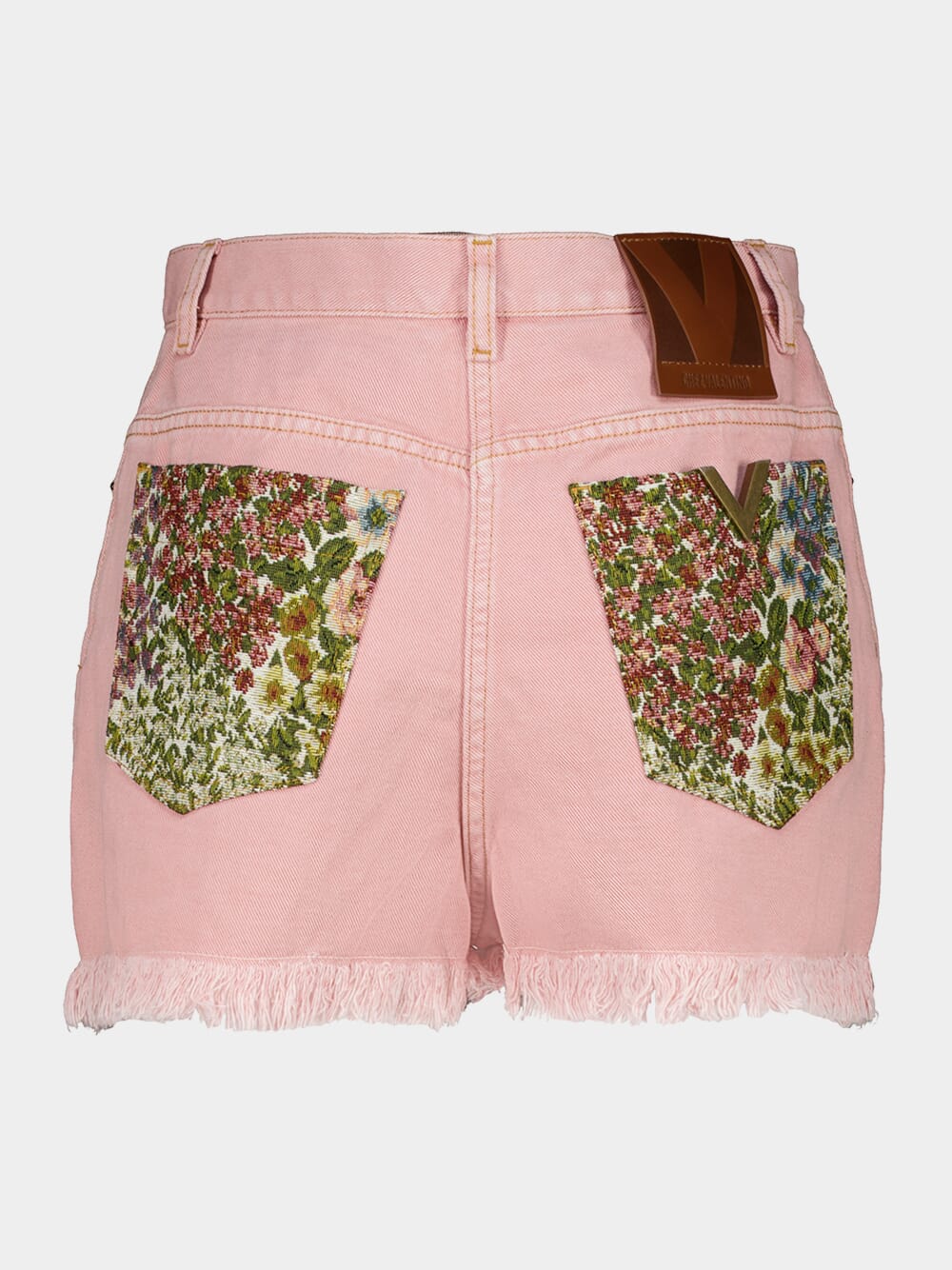 Old Rose Casual Fit Denim Shorts - Image 2