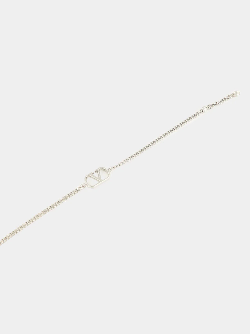 Palladium Metal Bracelet with Vlogo - Image 2