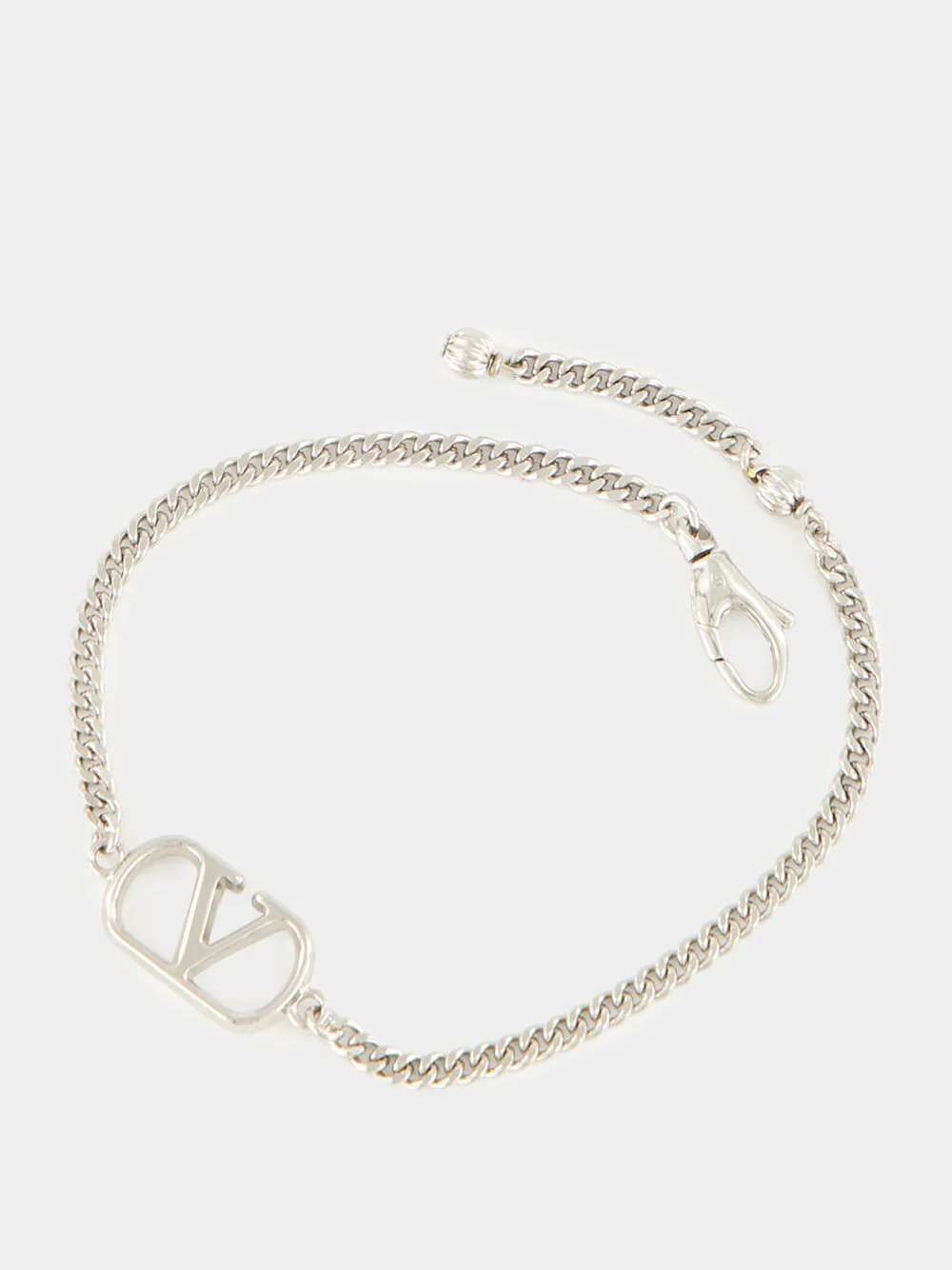 Palladium Metal Bracelet with Vlogo - Image 3