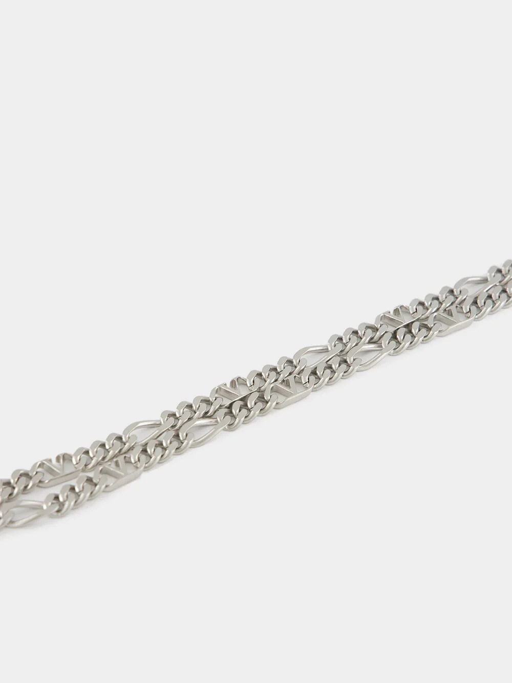 Palladium VLogo Signature Metal Necklace - Image 2