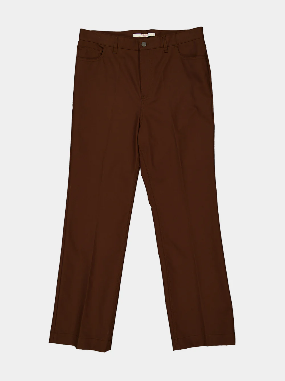 Tobacco Brown Wide-Leg Trousers - Image 5