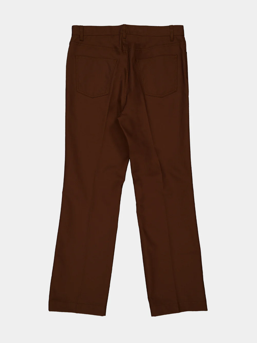 Tobacco Brown Wide-Leg Trousers - Image 6