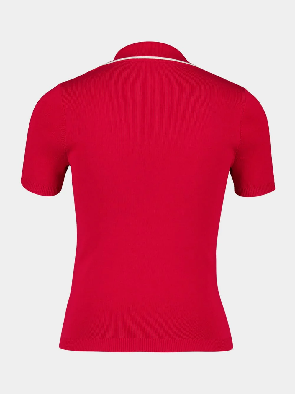 Paris Red Cotton Top with Cherry Detail - Image 3