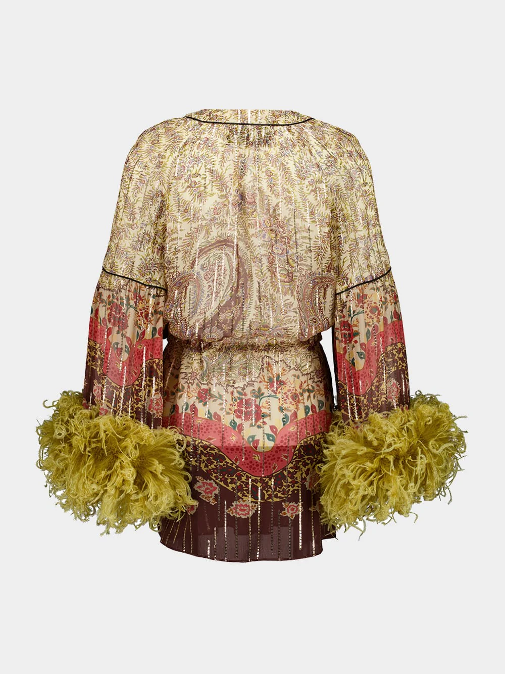 Pekin Voyage Imaginaire Silk Blouse - Image 4