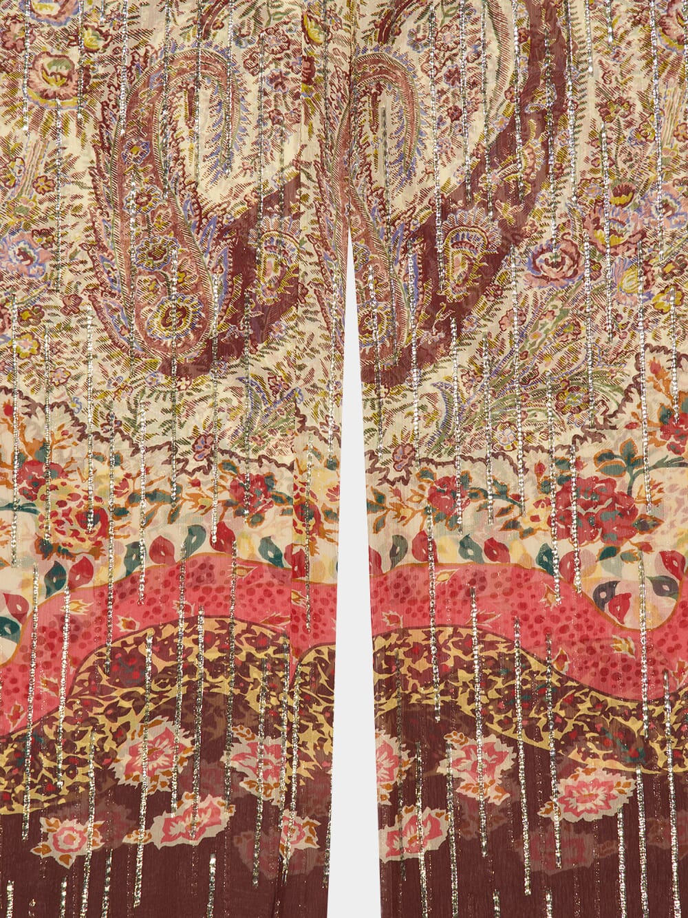 Pekin Voyage Paisley Silk Trousers - Image 4