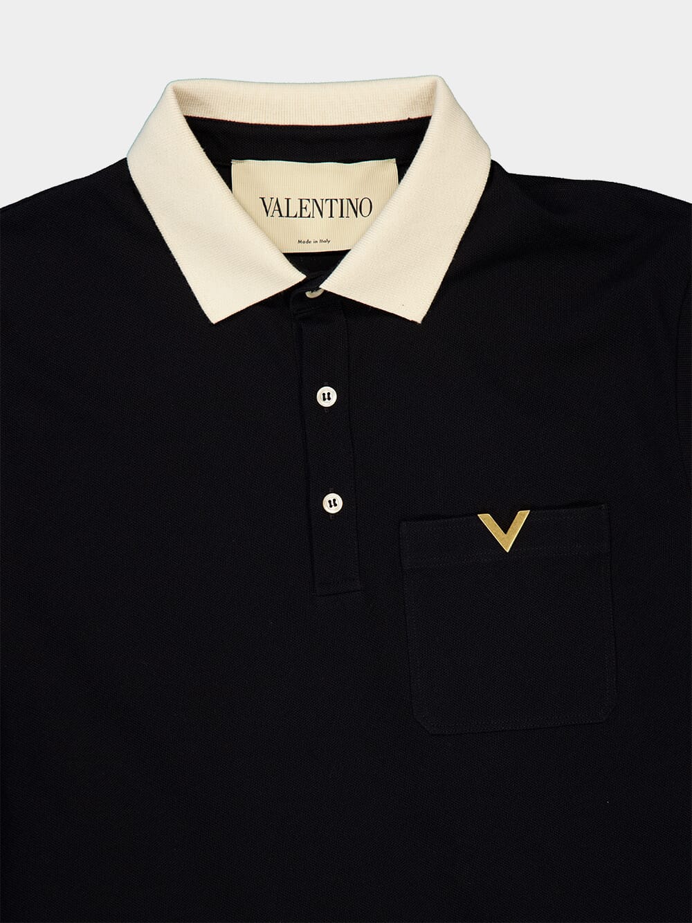 Black and Butter Cotton Piqué Polo Shirt - Image 5