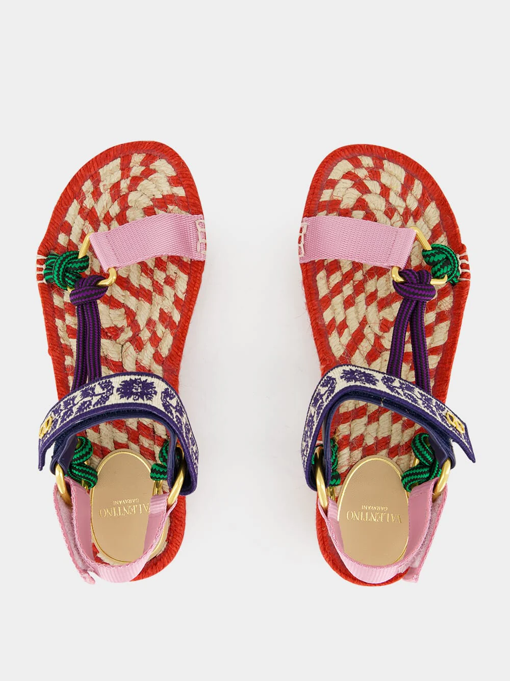 Red Lake Powell Sandal with Grape Embroidery - Image 5