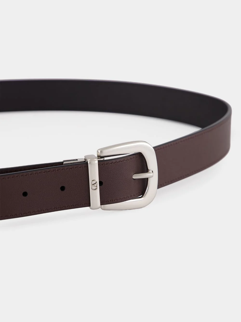 Reversible Black and Oak Belt - Image 4