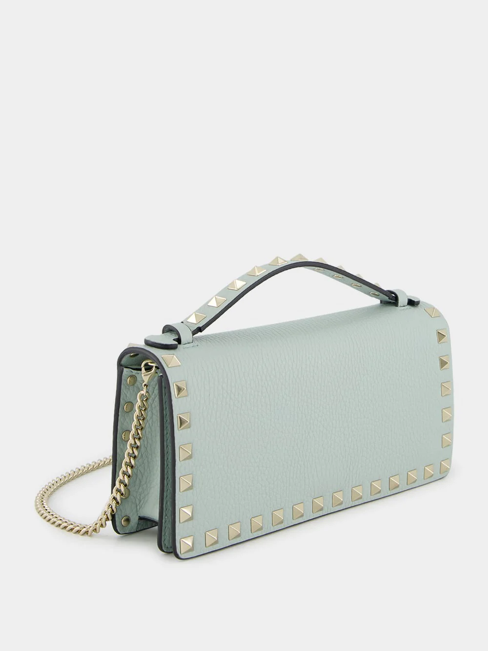 Rockstud Leather Wallet on Chain - Image 3
