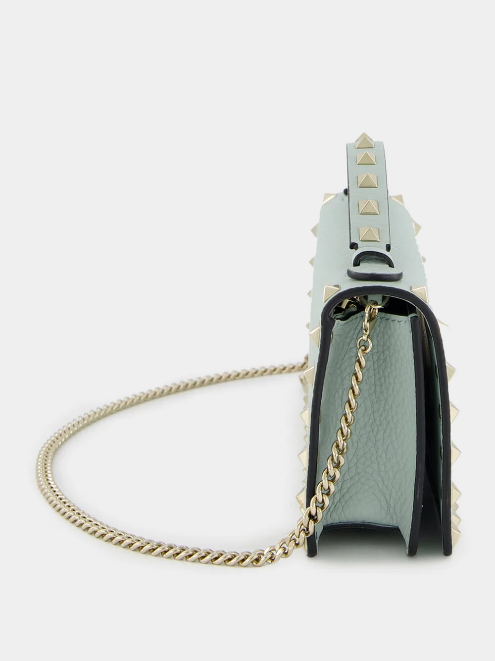 Rockstud Leather Wallet on Chain - Image 4