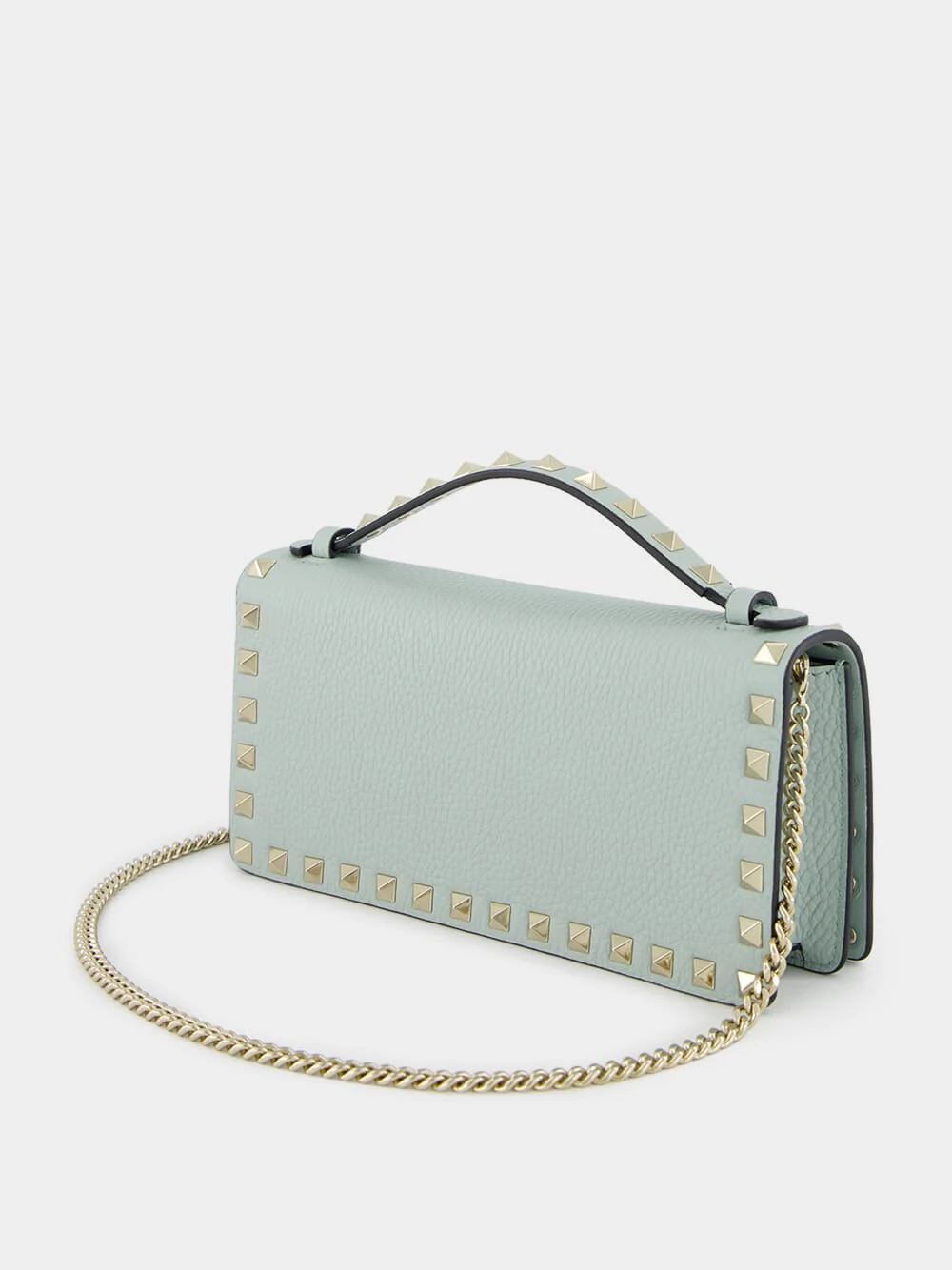 Rockstud Leather Wallet on Chain - Image 5